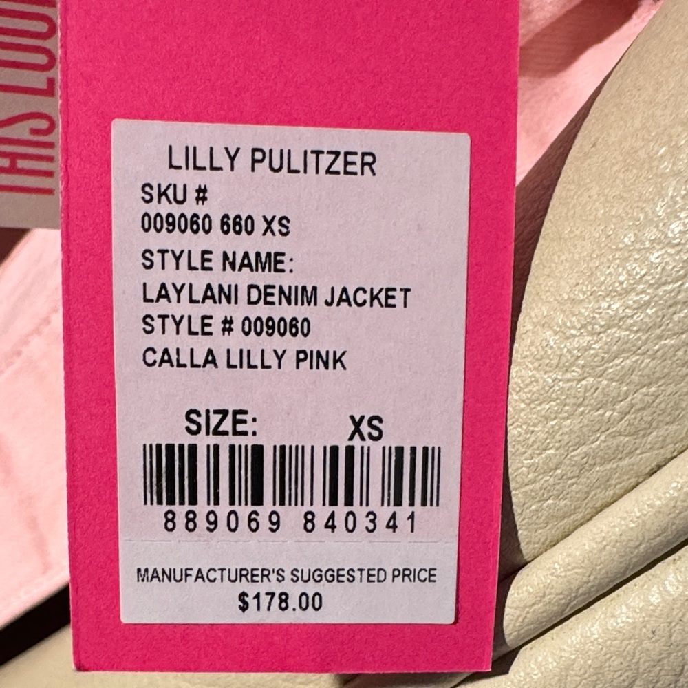 Lilly Pulitzer Laylani Denim Jacket - Picture 2 of 2